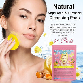 Kojic Acid and Turmeric Cleansing Pads